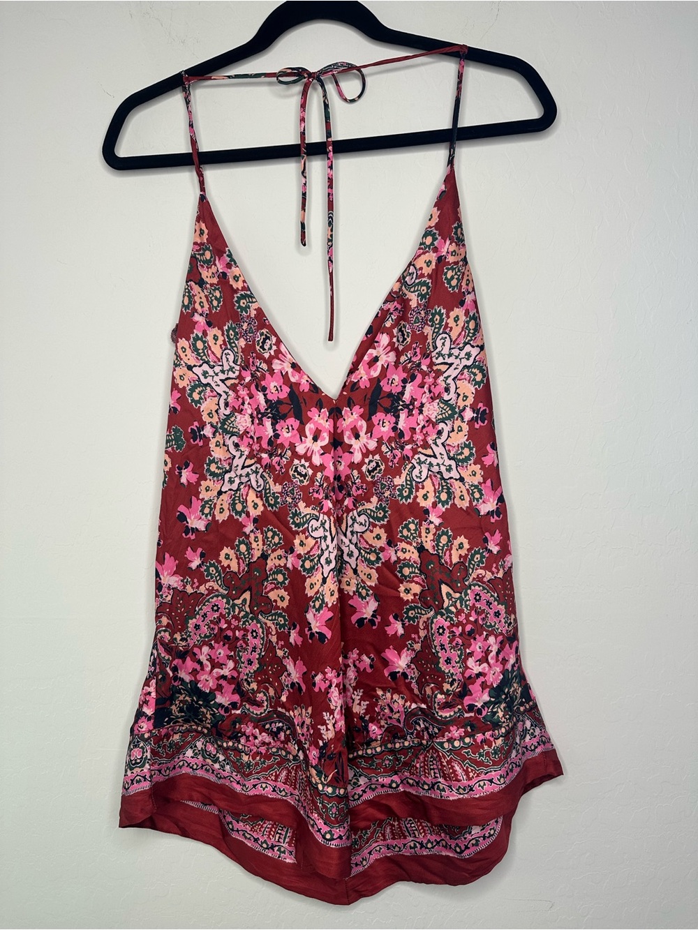 Free People The Way You Walk Printed Cami size Medium